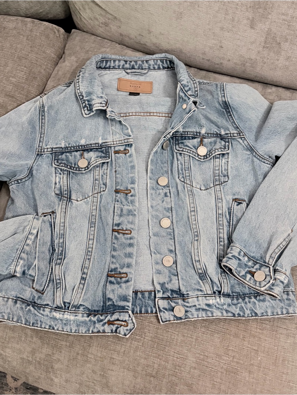 Blank NYC Light Blue Denim Jacket